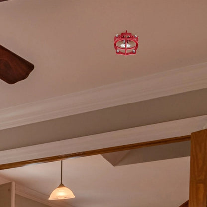 Non-disassembly Fire Sprinkler Head Protective Cover Bracket, Style: For Red 6-point Sprinkler by buy2fix