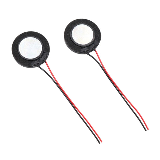 2PCS 20mm 8Ohm 0.5W/1W For Medical Toys Security Plastic Speaker Internal Magnetic Welding Wire Voice Speaker by buy2fix