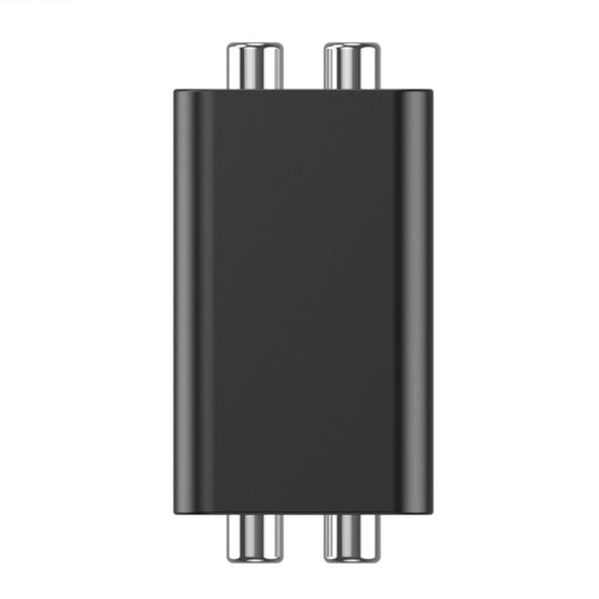 RCA Audio Ground Loop Isolator Anti-Interference Noise Reducer Eliminate Current Sound Bluetooth Receiver(Ellipse)