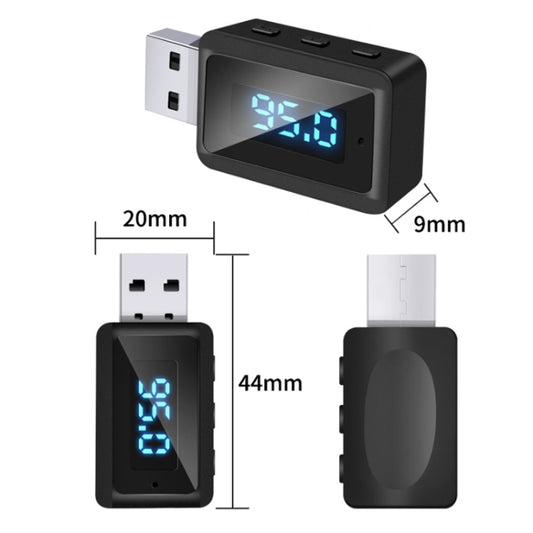 T60 Bluetooth 5.3 Audio Receiver Transmitter Car Radio USB FM Bluetooth Receiver by buy2fix