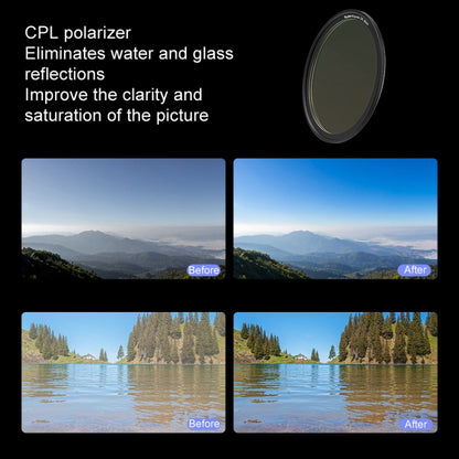 For iPhone 15 Pro / Pro Max TELESIN P10-FLT-01 Mobile Phone Photography Magnetic Filter, Style: CPL Polarizer - Others Lens by TELESIN | Online Shopping UK | buy2fix