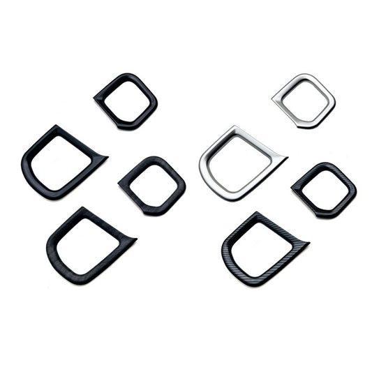 For Honda 2023 N-box JF5/JF6 Right-hand Drive Cup Holder Decorative Frame Patch(Black) by buy2fix