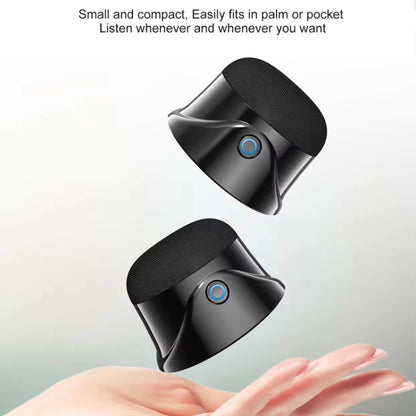 Magnetic Wireless Bluetooth Speaker Subwoofer Mini Portable TWS Mobile Phone Speaker(White) - Mini Speaker by buy2fix | Online Shopping UK | buy2fix
