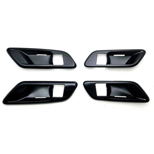For 2023 Toyota Crown Door Handle Cover Decorative Frame, Style: Left-hand Drive(Black) by buy2fix