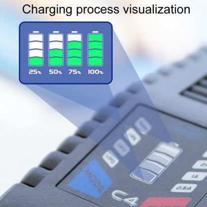 ToolkitRC C4 50W Drones Simple Li-Po Battery Balance Charger(US Plug) - Charger by ToolkitRC | Online Shopping UK | buy2fix