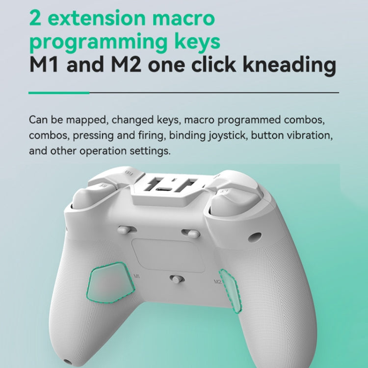 Z03 Wireless Bluetooth Game Controller For Switch / IOS / Android / PC / PS3 / PS4, Spec: Star White - Gamepads by buy2fix | Online Shopping UK | buy2fix