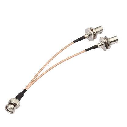 30cm BNC Male To Dual BNC Female RG316 Wire Coaxial Connector - Connectors by buy2fix | Online Shopping UK | buy2fix