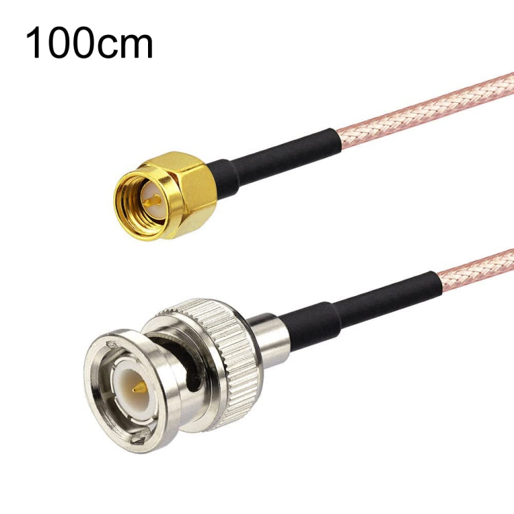 100cm SMA Male To BNC Male RG316 Coaxial RF Adapter Cable - Connectors by buy2fix | Online Shopping UK | buy2fix