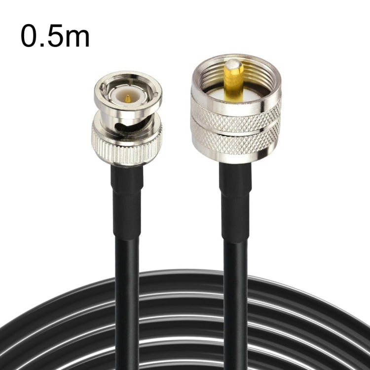 0.5m BNC Male To UHF Male RG58 Adapter Cable - Cable by buy2fix | Online Shopping UK | buy2fix