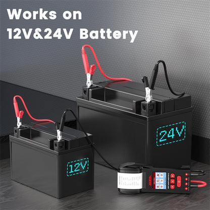 ANCEL 12V/24V Printer-Type Car Battery Tester Battery Power CCA Internal Resistance Life Detector(BST600) - Electronic Test by ANCEL | Online Shopping UK | buy2fix