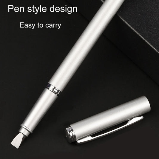 Tungsten Steel Fiber Cutting Knife Pen Type Portable Bare Fiber Cutter, Style: Flat Blade by buy2fix