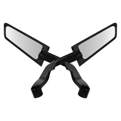 1pair Motorcycle Modification Accessories Invisible Wing Mirror Motorcycle Universal Adjustable Rearview Mirror(Black) by buy2fix