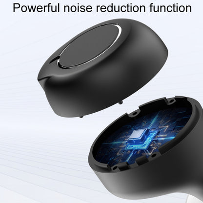 1pair Rechargeable Semi-In-Ear Hearing Aid Elderly Sound Amplifier(Black) - Hearing Aids by buy2fix | Online Shopping UK | buy2fix