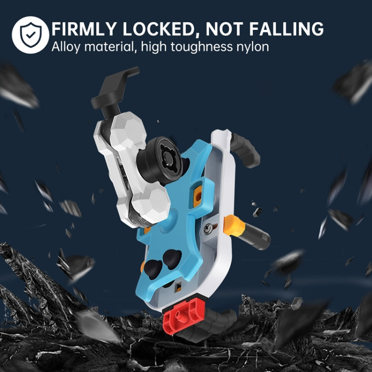 Colorful Motorcycle Shock-absorbing Navigation Mobile Phone Holder(Mirror Mount) by buy2fix