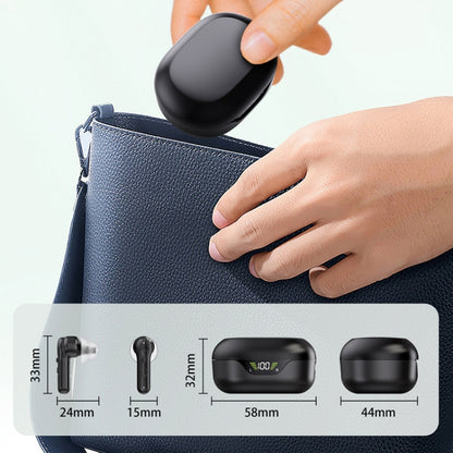 1pair Rechargeable In-Ear Hearing Aid Elderly Sound Amplifier(Black) - Hearing Aids by buy2fix | Online Shopping UK | buy2fix