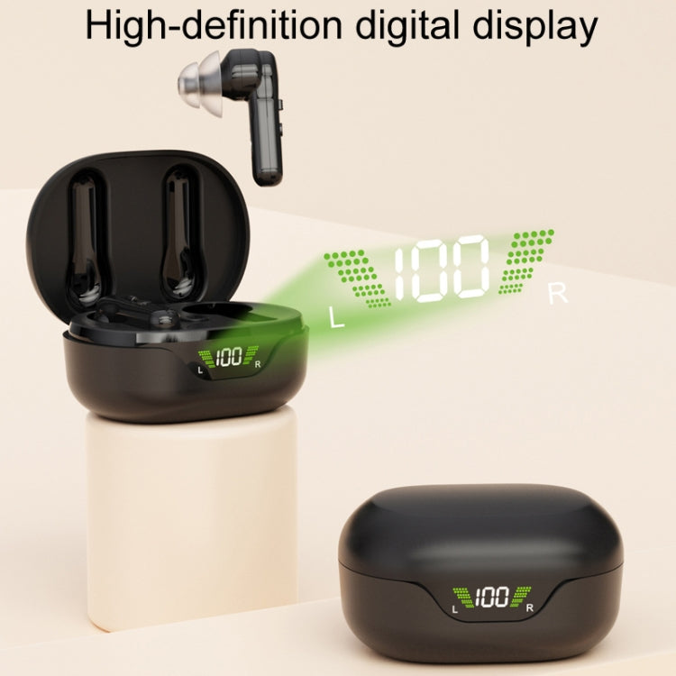 1pair Rechargeable In-Ear Hearing Aid Elderly Sound Amplifier(Black) - Hearing Aids by buy2fix | Online Shopping UK | buy2fix