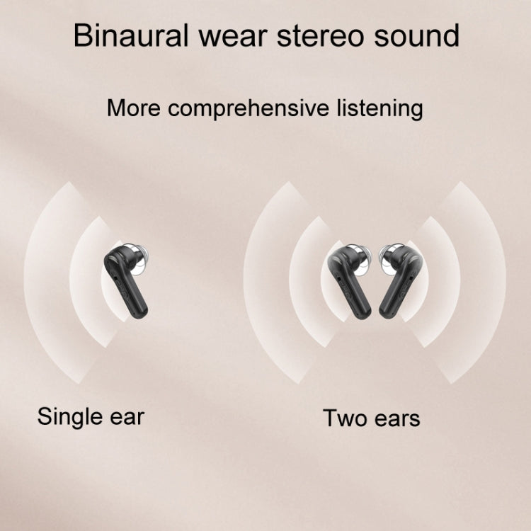 1pair Rechargeable In-Ear Hearing Aid Elderly Sound Amplifier(Black) - Hearing Aids by buy2fix | Online Shopping UK | buy2fix