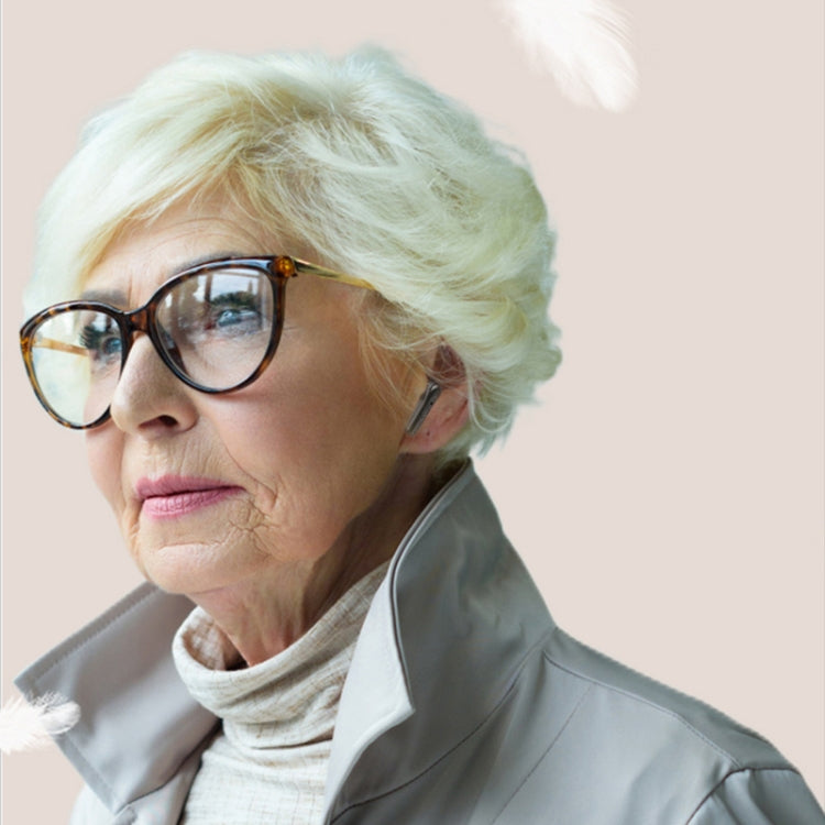 1pair Rechargeable In-Ear Hearing Aid Elderly Sound Amplifier(Black) - Hearing Aids by buy2fix | Online Shopping UK | buy2fix