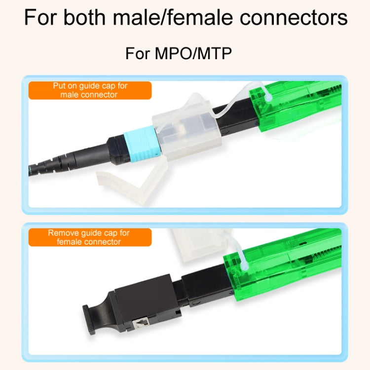 For MPO / MTP Fiber Optic Cleaning Pen Optical Module Ferrule Endface Cleaner(Blue) - Lan Cable and Tools by buy2fix | Online Shopping UK | buy2fix