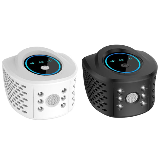 QSQ218 Multifunctional LED Household Indoor High-power Ultrasonic Mouse Repellent EU Plug(Black) by buy2fix