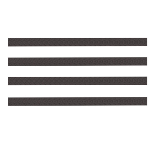 4pcs/ Set Cuttable Trolley Caster Cases Universal Wheel Silent Noise Reducing Silicone Protective Covers(Black) by buy2fix