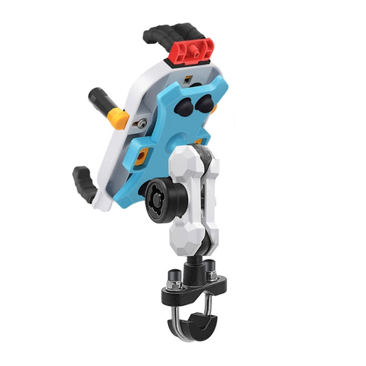 Colorful Motorcycle Shock-absorbing Navigation Mobile Phone Holder(Handlebar Model) by buy2fix