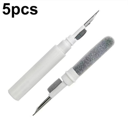 5pcs SM-116 3-in-1 Multifunctional Bluetooth Earphone Cleaning Pen Keyboard Cleaning Brush Set(White) - Other Accessories by buy2fix | Online Shopping UK | buy2fix