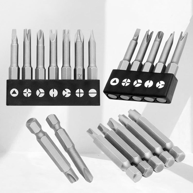 4pcs / Set Triangle Chrome Vanadium Steel Bit Set Appliance Repair Electrical Drill Accessories With Magnetic - Drill & Drill Bits by buy2fix | Online Shopping UK | buy2fix