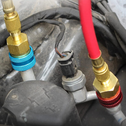 Car Household Air Conditioning And Refrigeration Equipment Fluoridation High And Low Pressure Fittings, Model: High Pressure by buy2fix