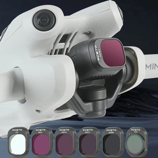 For DJI Mini 4 Pro RCSTQ Filter HD Protective Mirror Drone Accessories, Style: ND-PL8 by RCSTQ