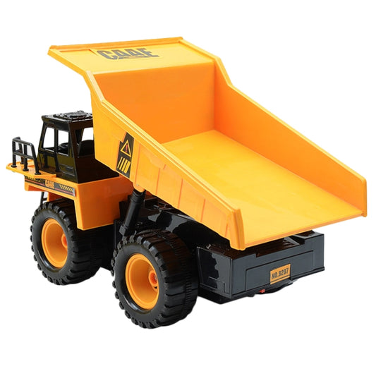 2.4G RC Dumper Truck Simulation Engineering Vehicle Model Children Electrical RC Truck Toy(Yellow) by buy2fix