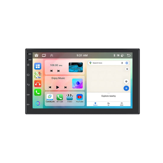 7inch Android 13.0 Dual Butt Universal Wireless Carplay Car Navigation Center Control All-In-One Monitor(Standard)