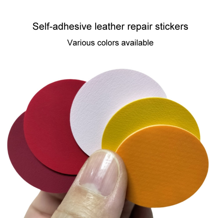 50pcs /Bag Strong Self-adhesive Leather Repair Sticker Sofa Car Seat Hole PU Leather Patch(Grey) - Sticker Tools by buy2fix | Online Shopping UK | buy2fix