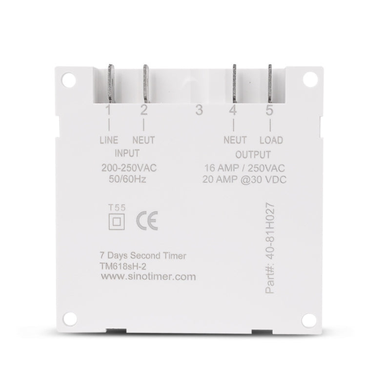 SINOTIMER TM618SH  1 Second Interval Digital LCD Timer Switch Programmable Time Relay 12V - Switch by SINOTIMER | Online Shopping UK | buy2fix