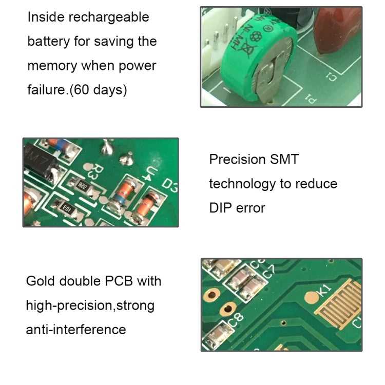 SINOTIMER CN101S-2 220V 1 Second Interval Digital LCD Timer Switch 7 Days Weekly Programmable Time Relay - Switch by SINOTIMER | Online Shopping UK | buy2fix