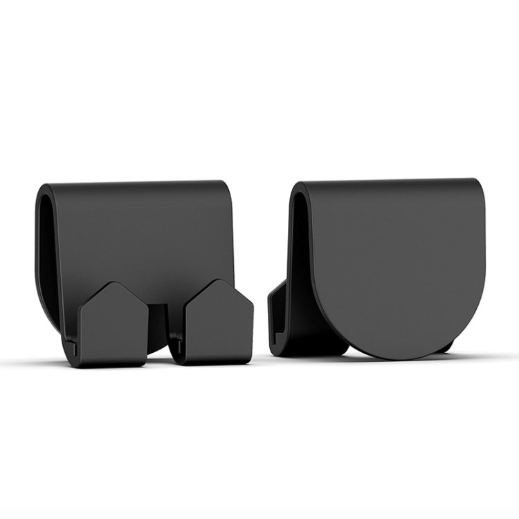 For Tesla Model 3/Y 2pcs Rear Seat Headrest Plastic Hook(Black) by buy2fix