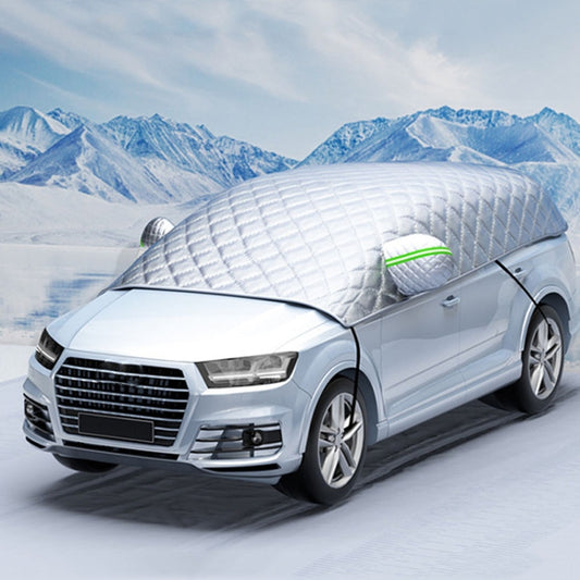 Car Snow Cover Anti-freezing Frost Cover Winter Thickened Car Clothes Blocking Cloth, Style: Full Window Coverage by buy2fix