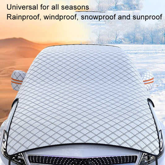 Car Snow Cover Anti-freezing Frost Cover Winter Thickened Car Clothes Blocking Cloth, Style: Hood Full Coverage by buy2fix