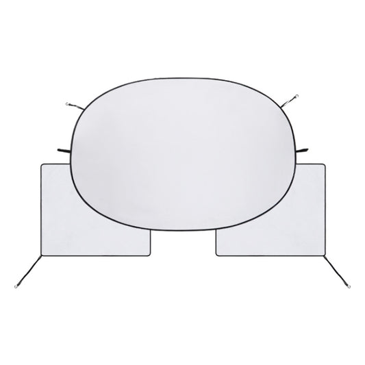 Car Sunshade Front Cover Sunscreen Heat Shield(Silver Vinyl) by buy2fix