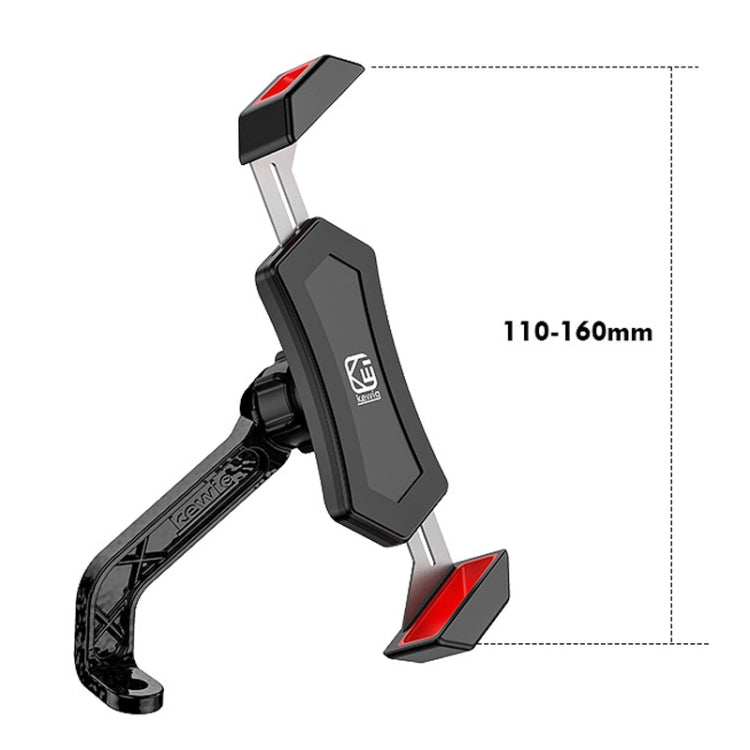 Kewig Bicycle 2 Claws Navigation Bracket Outdoor Cycling Cell Phone Holder With Safety Lock, Model: M12-B by Kewig