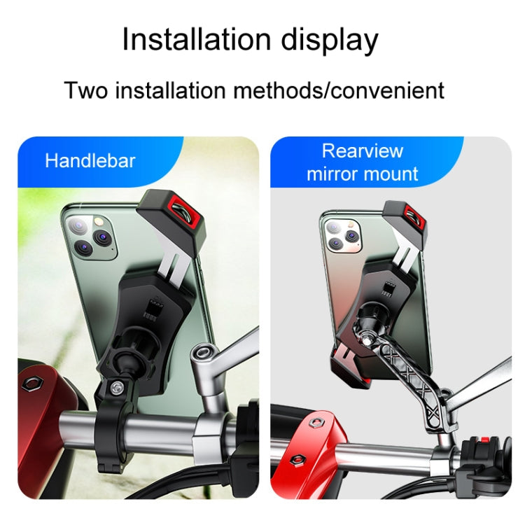 Kewig Bicycle 2 Claws Navigation Bracket Outdoor Cycling Cell Phone Holder With Safety Lock, Model: M12-B by Kewig