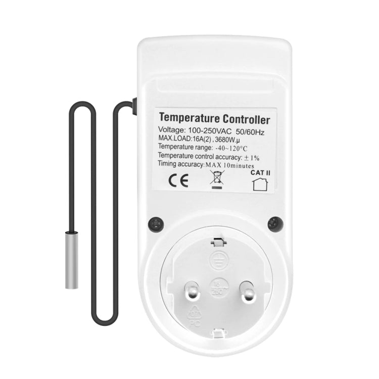 Intelligent Digital Thermostat Countdown Temperature Control Switch Socket Timing Temperature Controller(US) - Smart Socket by buy2fix | Online Shopping UK | buy2fix