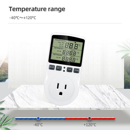 Intelligent Digital Thermostat Countdown Temperature Control Switch Socket Timing Temperature Controller(UK) by buy2fix