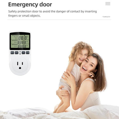 Intelligent Digital Thermostat Countdown Temperature Control Switch Socket Timing Temperature Controller(UK) by buy2fix
