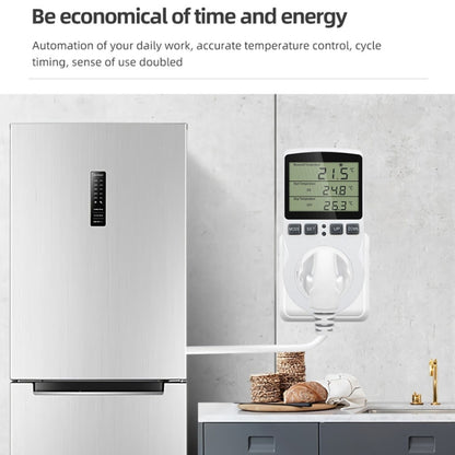 Intelligent Digital Thermostat Countdown Temperature Control Switch Socket Timing Temperature Controller(UK) by buy2fix