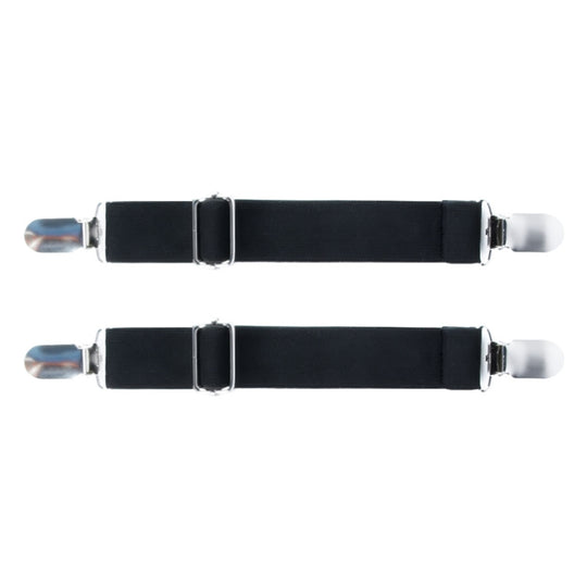 1pair Motorcycle Pant Leg Holder Multifunctional Portable Outdoor Riding Windproof Clip(Black)