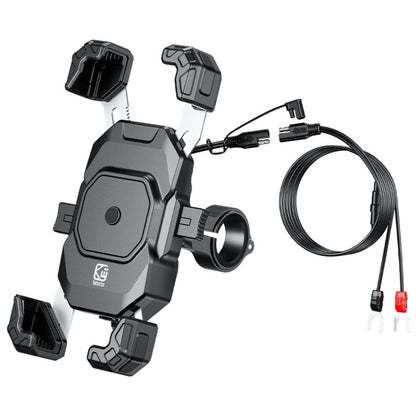 Kewig Motorcycle Navigation Phone Holder Outdoor Riding Charging Bracket, Model: M11-G2-A1 by Kewig
