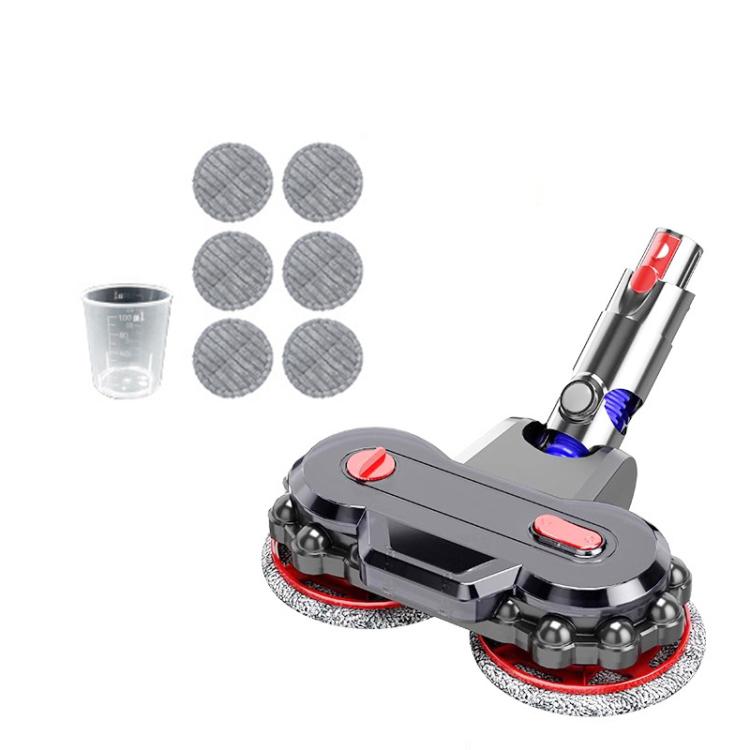 For Dyson V10 Slim / V12 Vacuum Cleaner Electric Mop Head with Detachable Water Tank and 6 Mop Pads by buy2fix