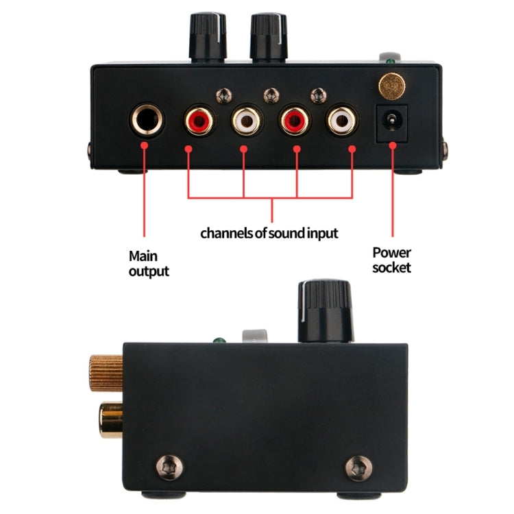 Vinyl Record Player Preamplifier, EU Plug(PP500) -  by buy2fix | Online Shopping UK | buy2fix