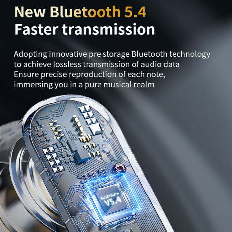 LX-10 Full-Color Touch Screen ANC+ENC Dual Noise Reduction In-Ear Wireless Bluetooth Earphone(Purple) - TWS Earphone by buy2fix | Online Shopping UK | buy2fix